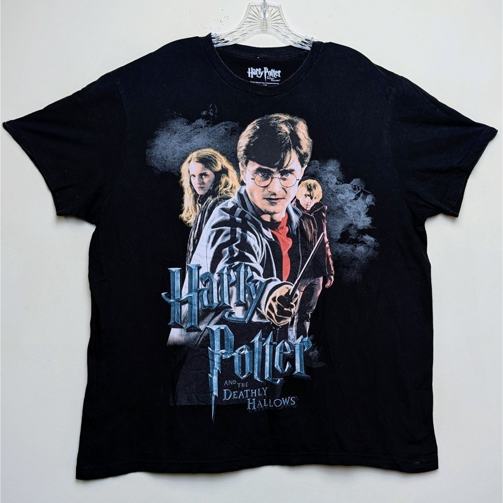 Harry Potter Deathly Hallows Vintage Movie Promo 2010 Licensed Shirt Size XL